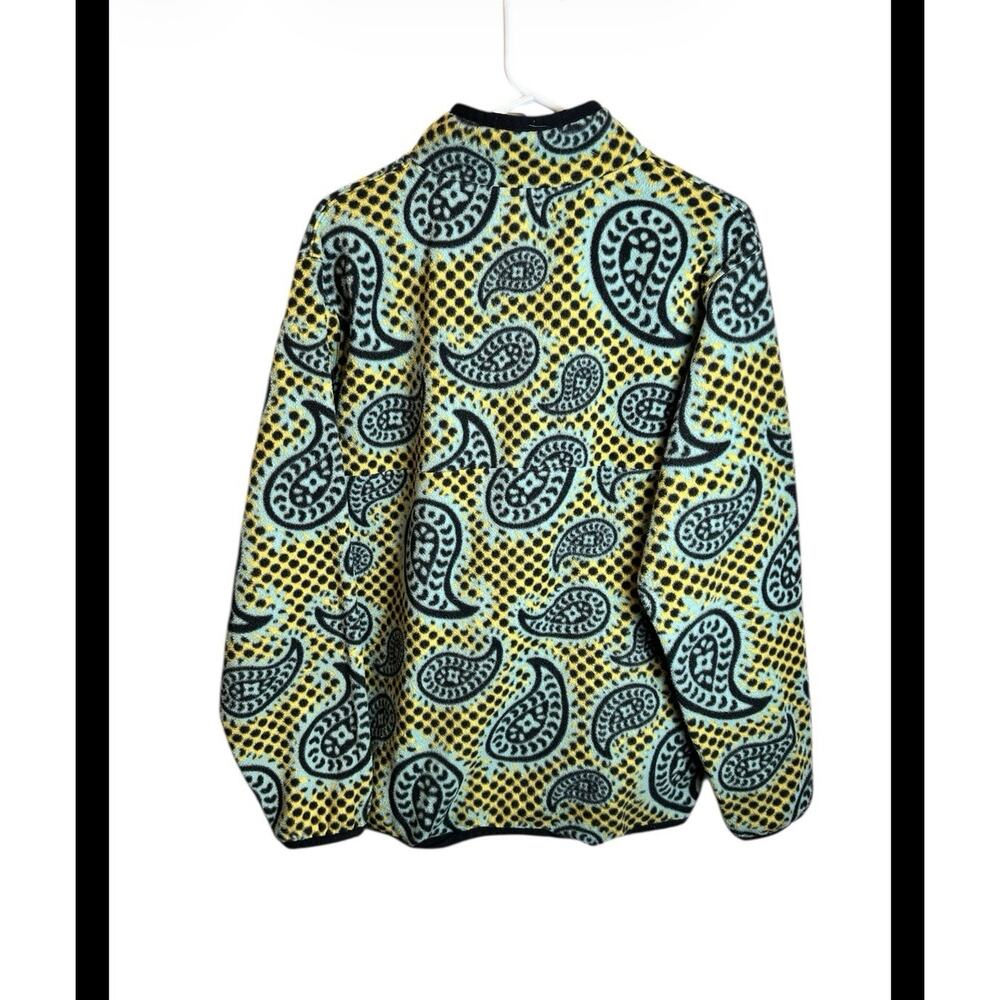 Obey Worldwide Eisley Paisley Half-Zip Fleece Size Large - Picture 4 of 5